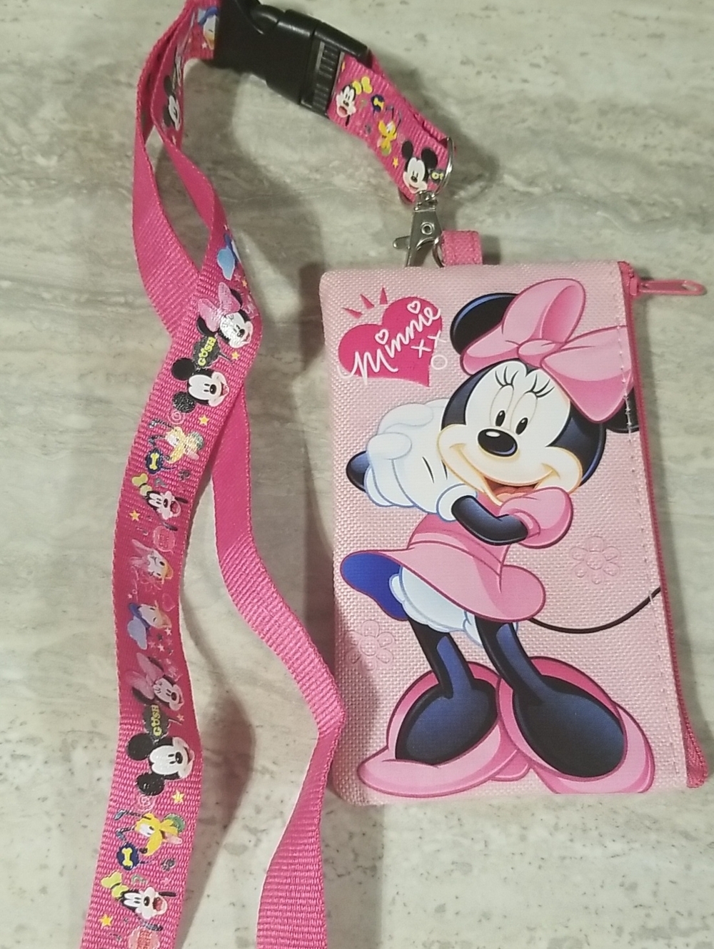 Disney  Minnie Mouse Lanyard Wallet